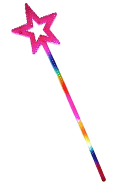 Rainbow Star Magic Wand