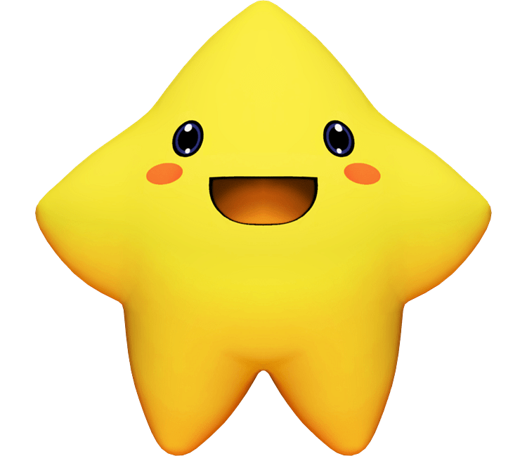 The Legendary Starfy smiling