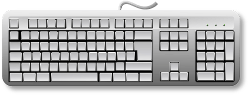 Grey Generic Keyboard