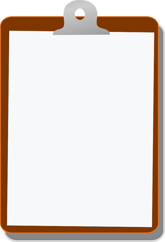 Empty Clipboard Background