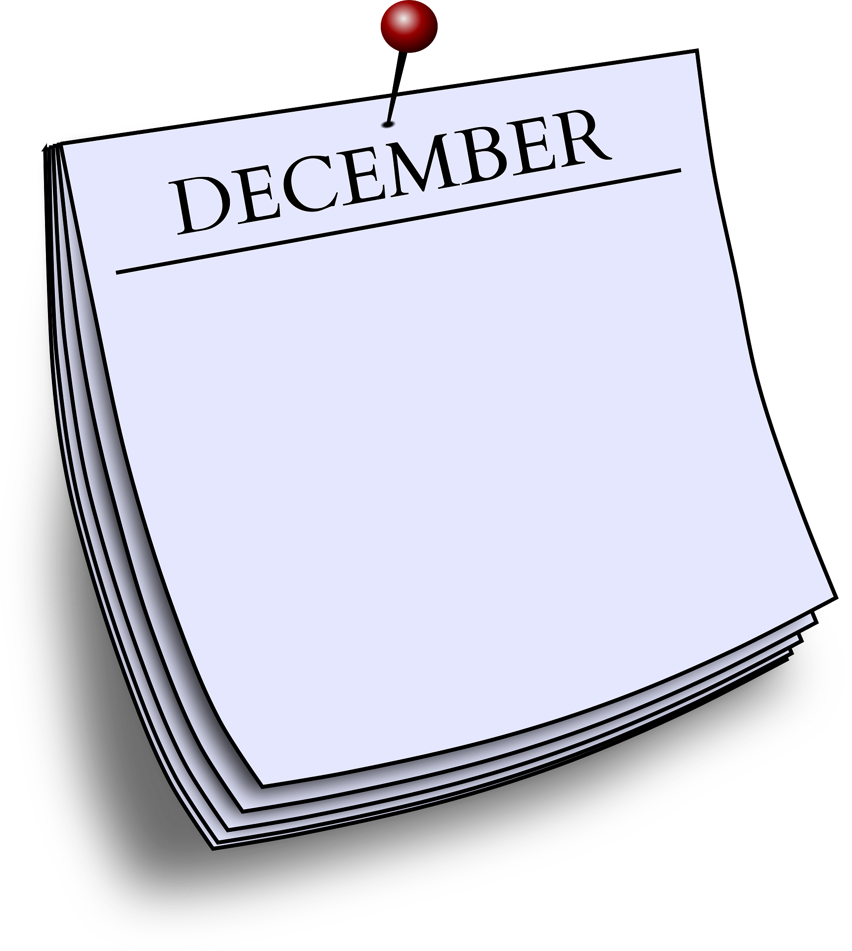 December Pinned Note