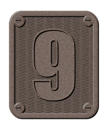 Door Sign Number 9