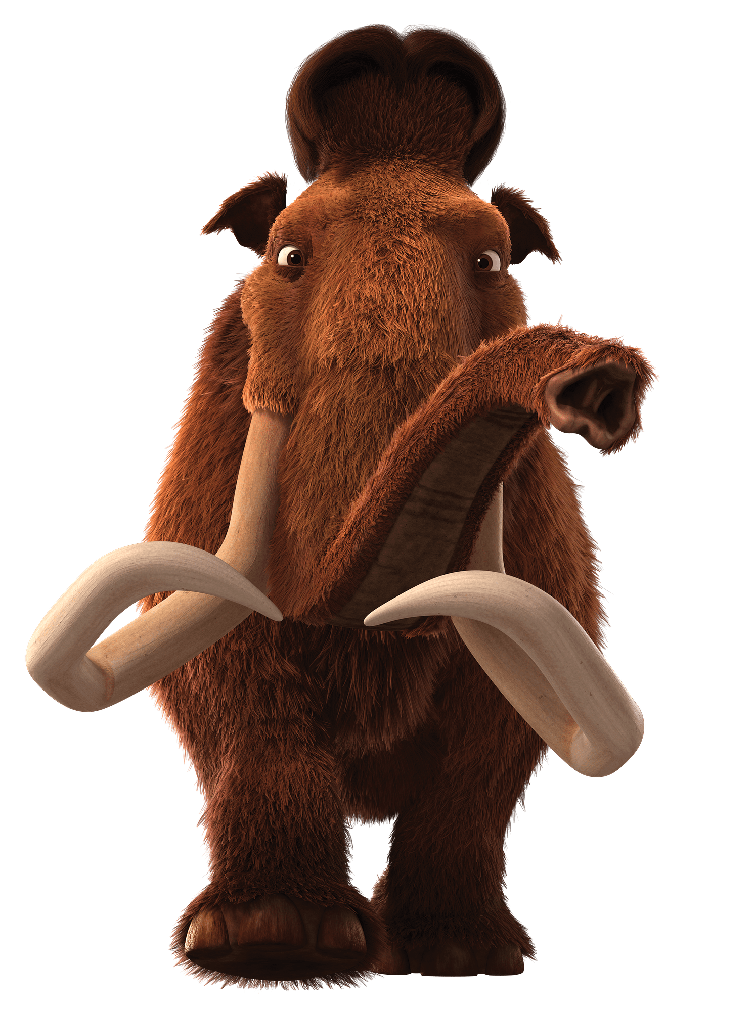Ice Age character Manny front view