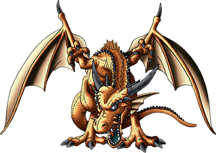 Dragon Quest (Dragon Warrior) character Golden Dragon