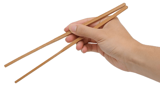 Hand Holding Chopsticks