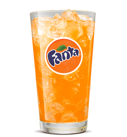 Fanta Orange In A Glass