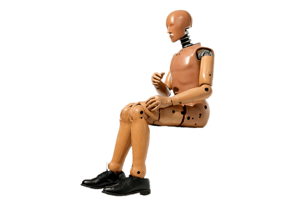 Seated Crash Test Dummy