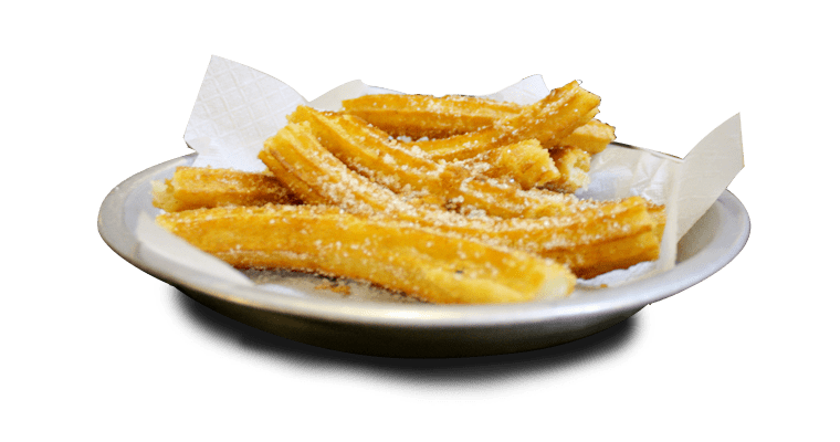 Churros on A Plate