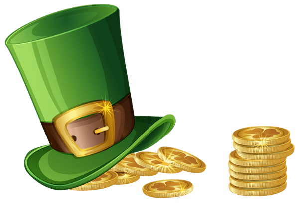 St Patrick's Day Hat and Gold Coins