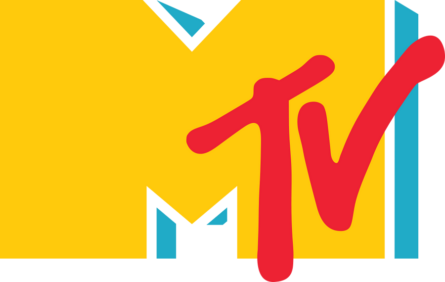 MTV Logo Yellow Blue and Red