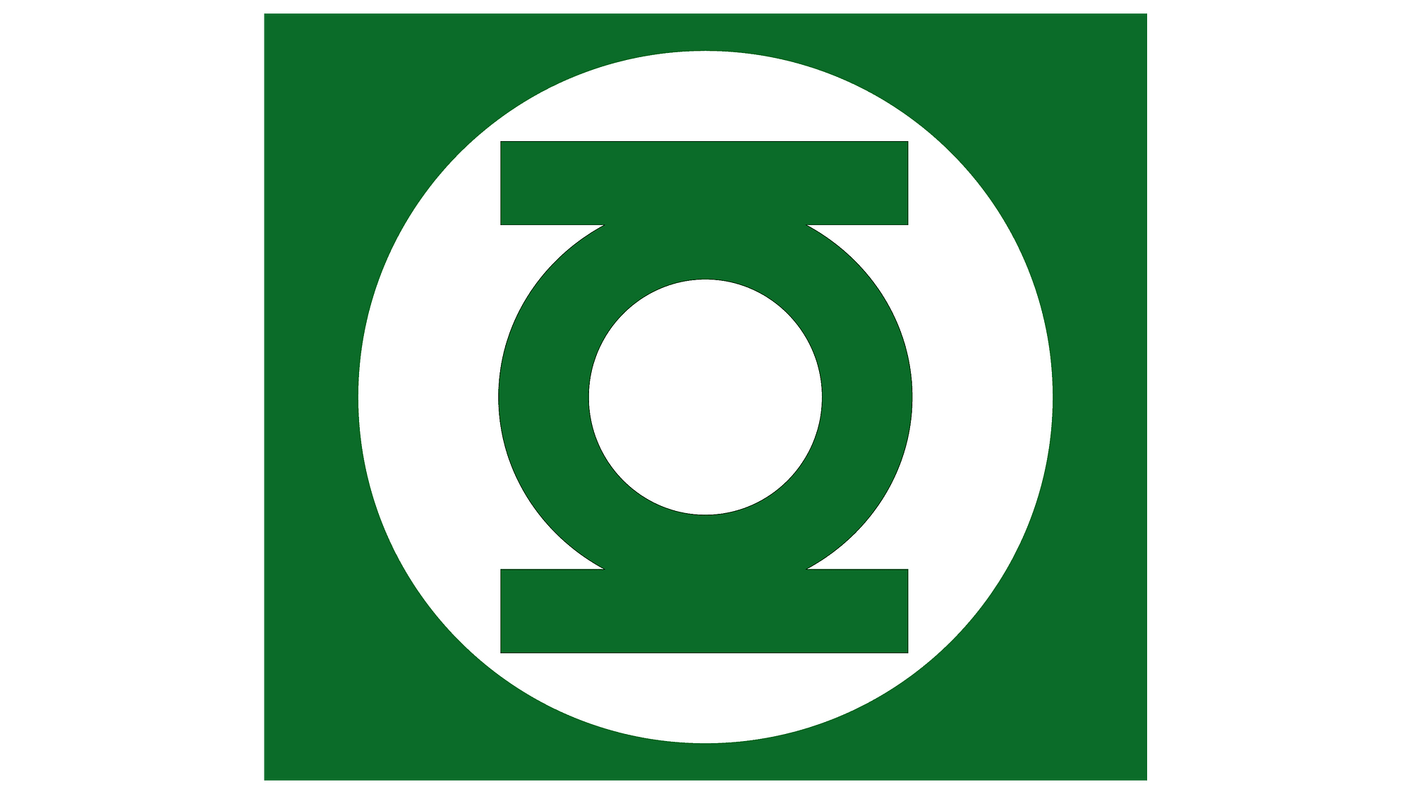 Green Lantern Logo Square