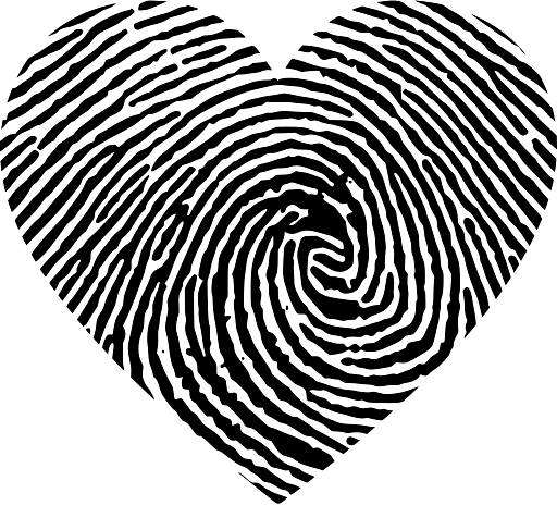 Love Fingerprint Heart