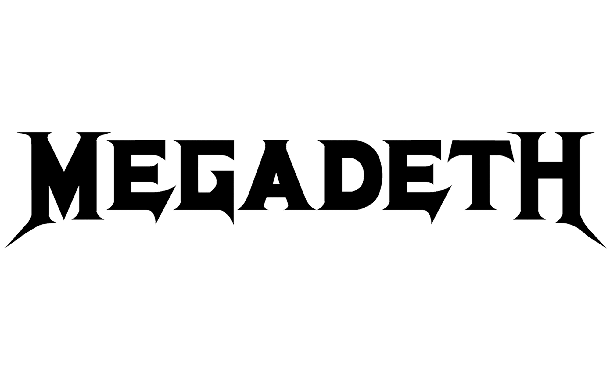 Megadeth Logo Black