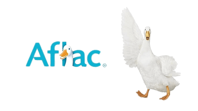 Aflac logo and duck