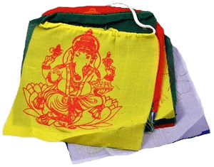 Ganesha Buddhist Prayer Flags