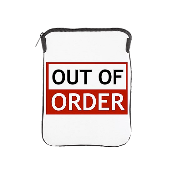Out of Order Ipad Sleeve