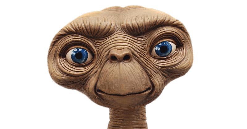 E.T. The Extra-Terrestrial Head