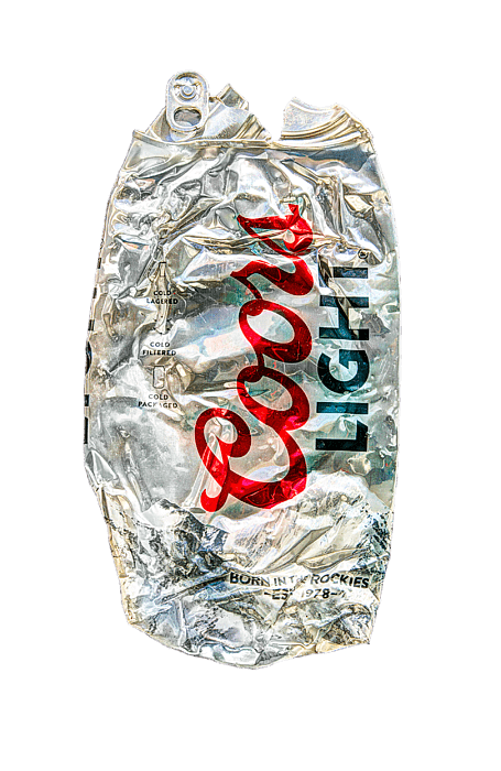 Coors Light Crushed Can