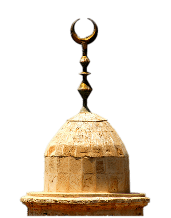 Crescent Moon on Minaret