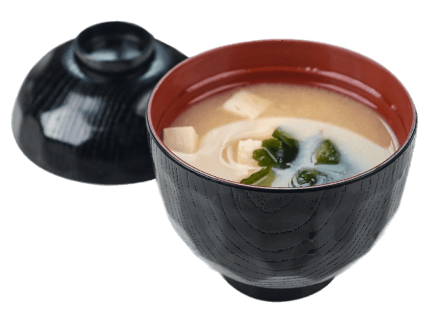 Bowl of Miso Soup with Tofu