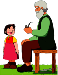 Heidi and Grandfather