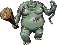 Ogre With Bat and Chain