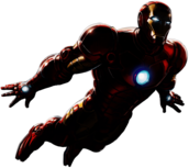 Iron Man Flying Up