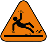 Slip and Fall Hazard Sign