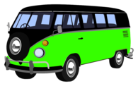 Green VW RV