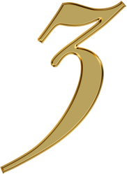 Number 3 Golden