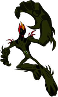 Ben 10 Swampfire Attacking
