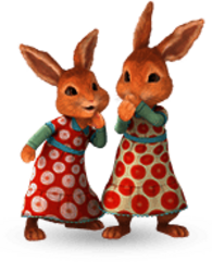 Two Girl Rabbits