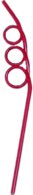 Pink Curly Wurly Straw