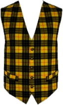 Yellow Tartan Waistcoat
