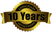10 Years Anniversary Badge