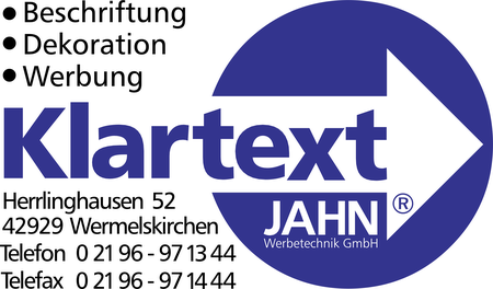 Klartext Jahn Werbetechnik