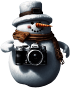 Photographer Snowman