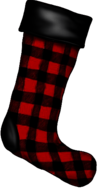 Plaid Christmas Stocking