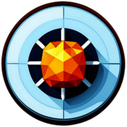 Pool Hall, Minimalist App Icon - Circle Icon Bevel Border