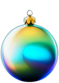 Iridescent Pearl Bauble With A Smooth, Shimmering Finish, Minimalist - Single Item, Decorated Christmas Bauble, High Detail, No Shadow