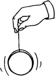 Hand Holding Yo Yo Toy