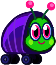 Shmoops the Slug In Bug Smiling