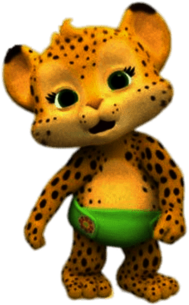 Word Party Franny the Cheetah