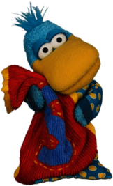 Squacky Holding His Blanket