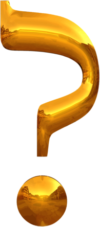 Golden Question Mark