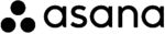 Asana black logo landscape