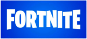 Fortnite blue logo banner