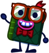 Peeps the Bowtied Bookling Waving