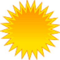 Sun with Double Rays