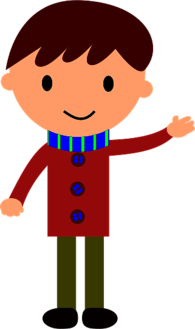 Boy Waving Clipart